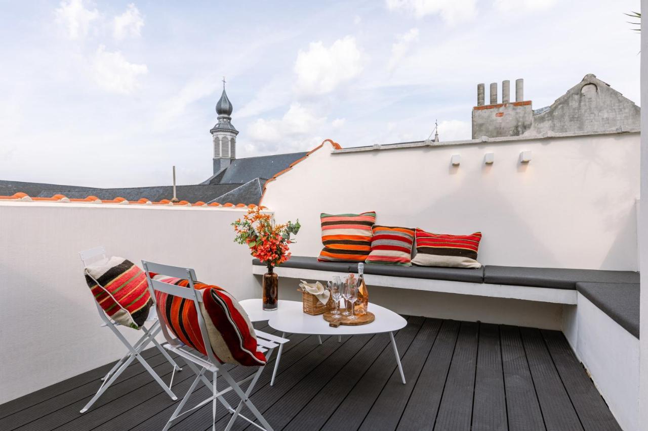 Duplex-Apartment With Terrace On Top Location In Gent Dış mekan fotoğraf