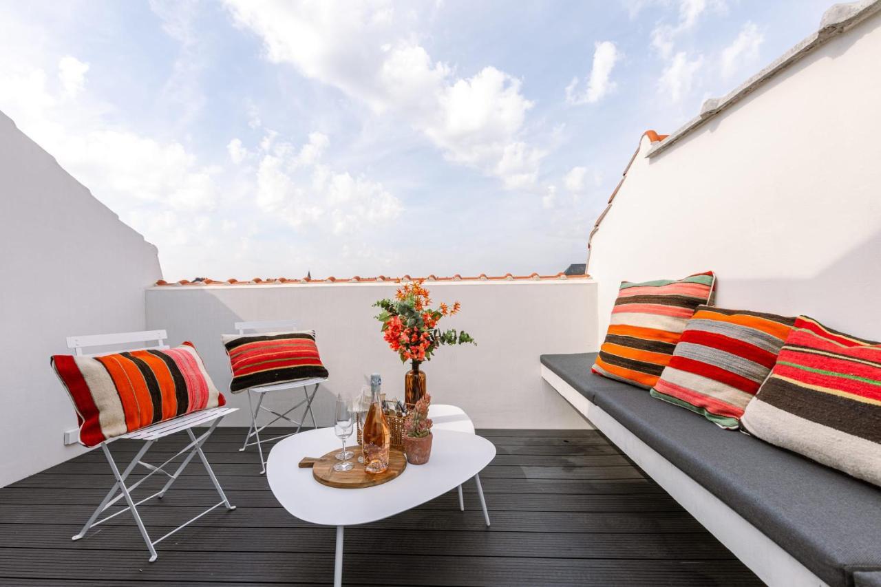 Duplex-Apartment With Terrace On Top Location In Gent Dış mekan fotoğraf