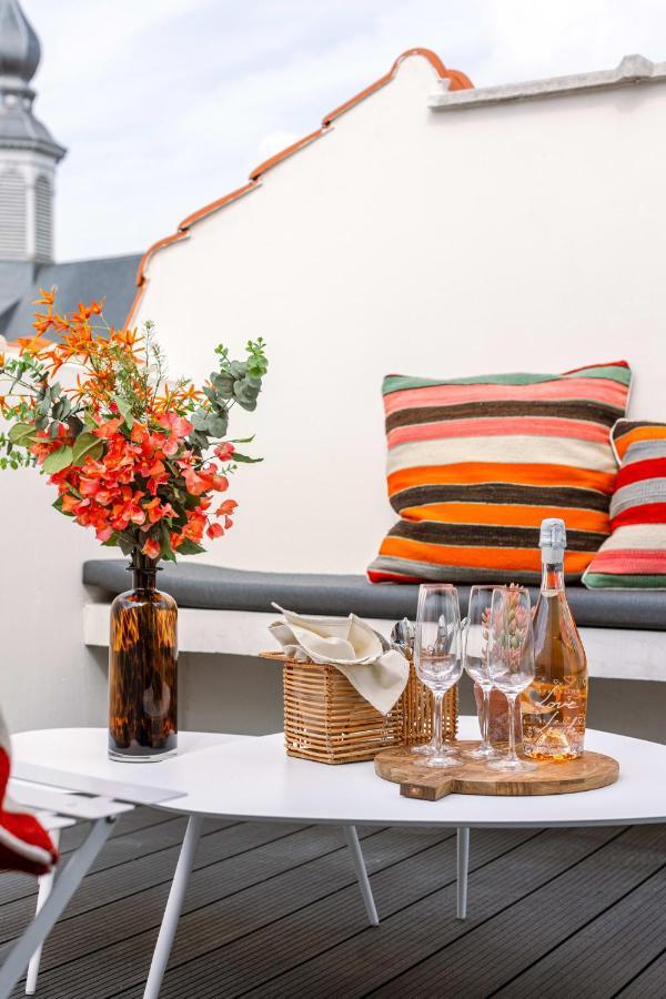 Duplex-Apartment With Terrace On Top Location In Gent Dış mekan fotoğraf