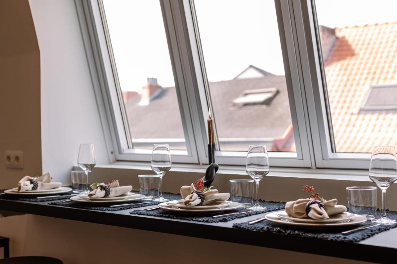 Duplex-Apartment With Terrace On Top Location In Gent Dış mekan fotoğraf